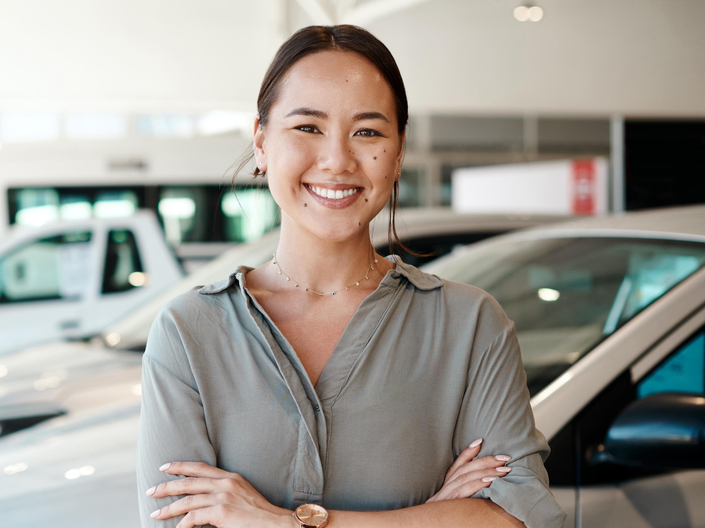 Car insurance frontpage and new car owner